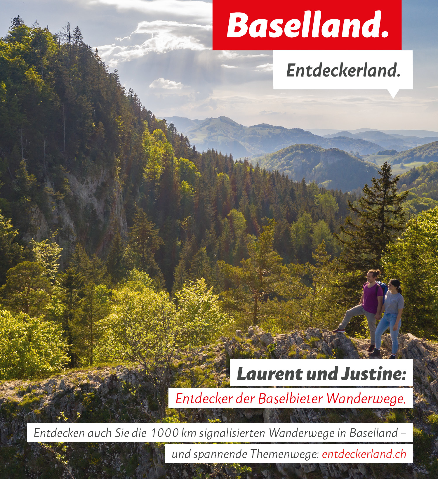 Baselland Tourismus – Kampagnen-Anzeigen