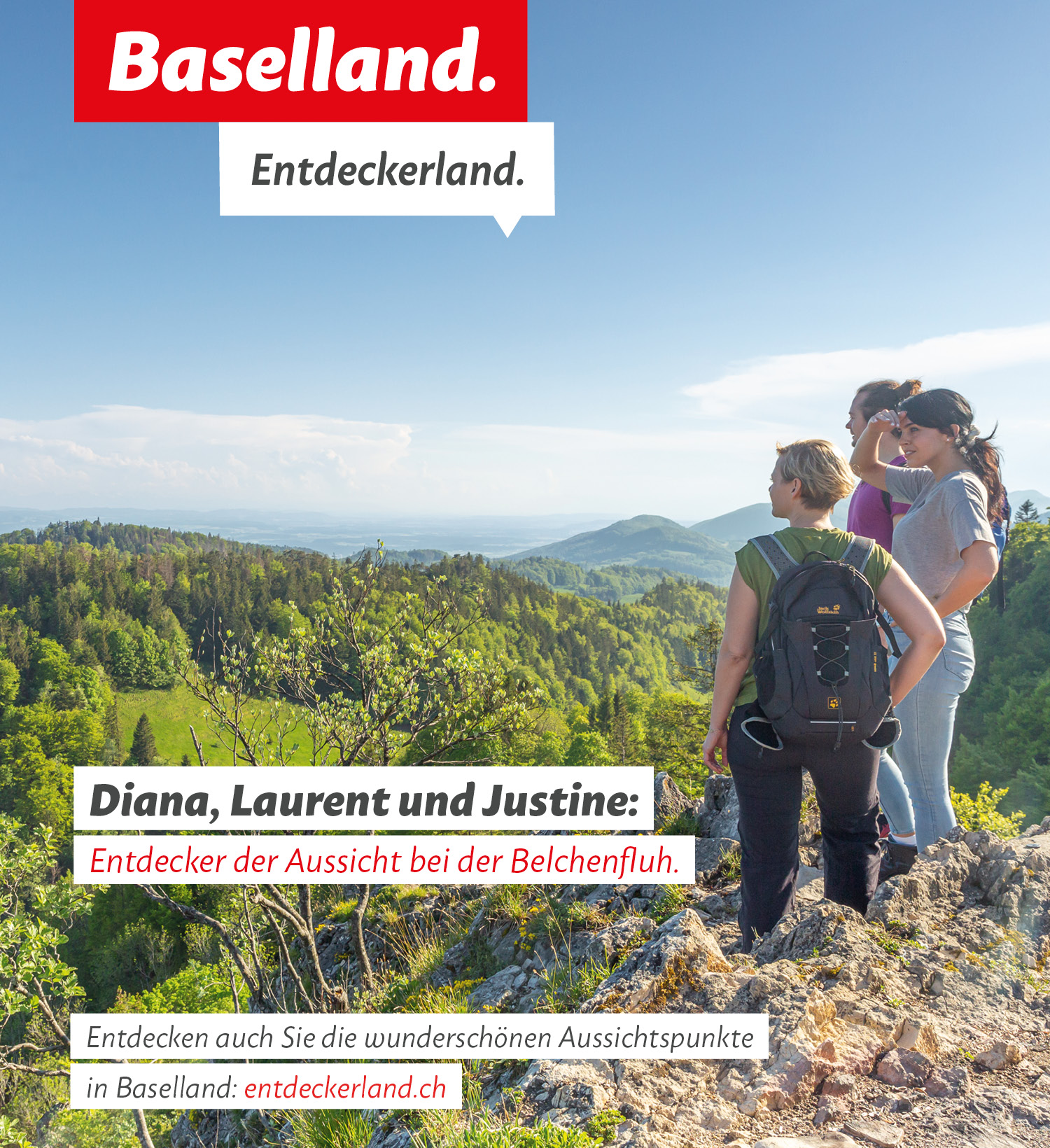 Baselland Tourismus – Kampagnen-Anzeigen