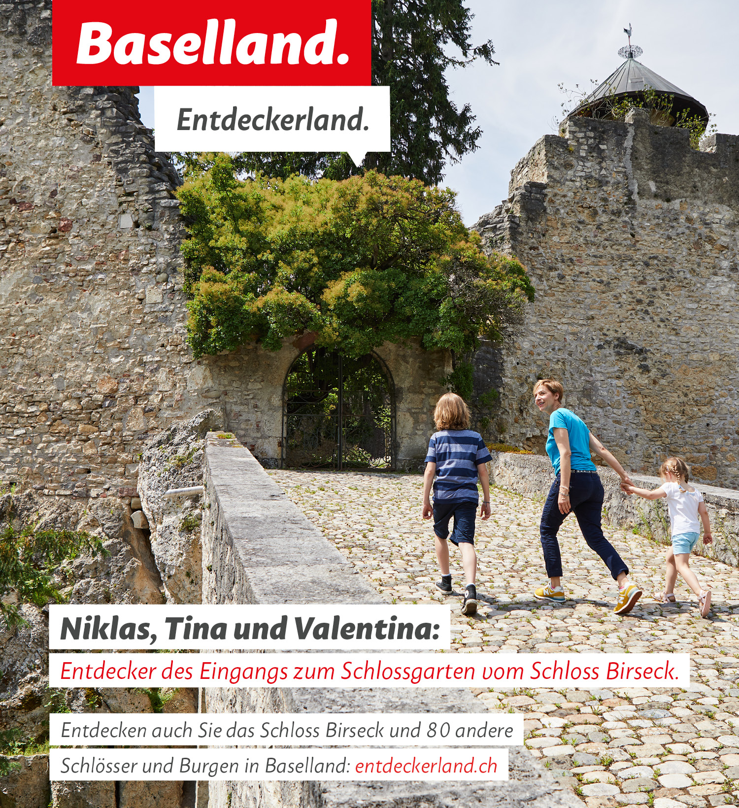 Baselland Tourismus – Kampagnen-Anzeigen