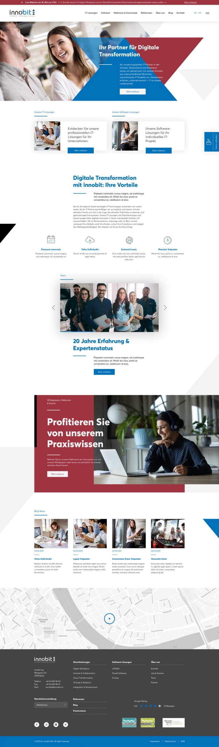 innobit ag – Die neue Website