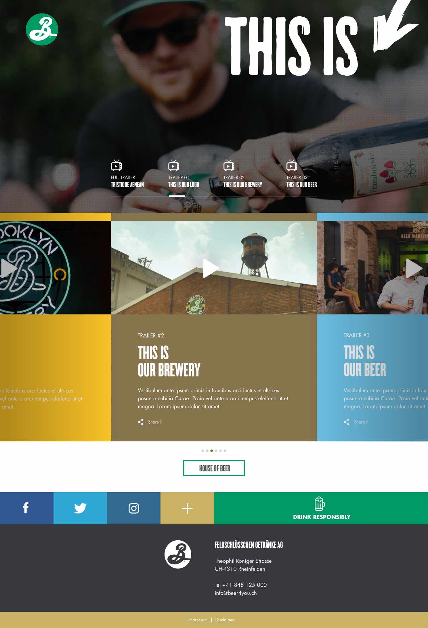 The Brooklyn Brewery – Landingpage