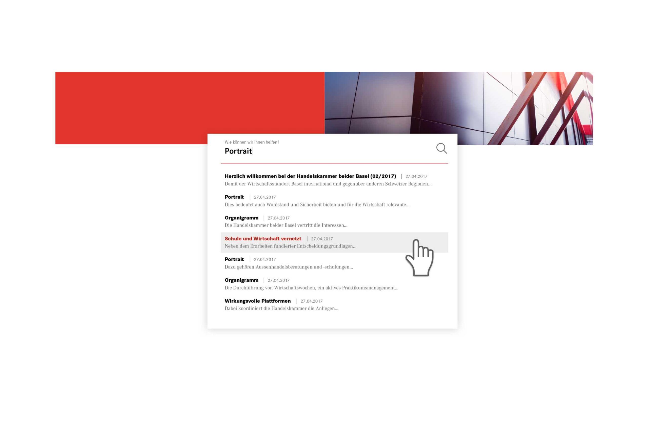 Handelskammer beider Basel – Die neue Website
