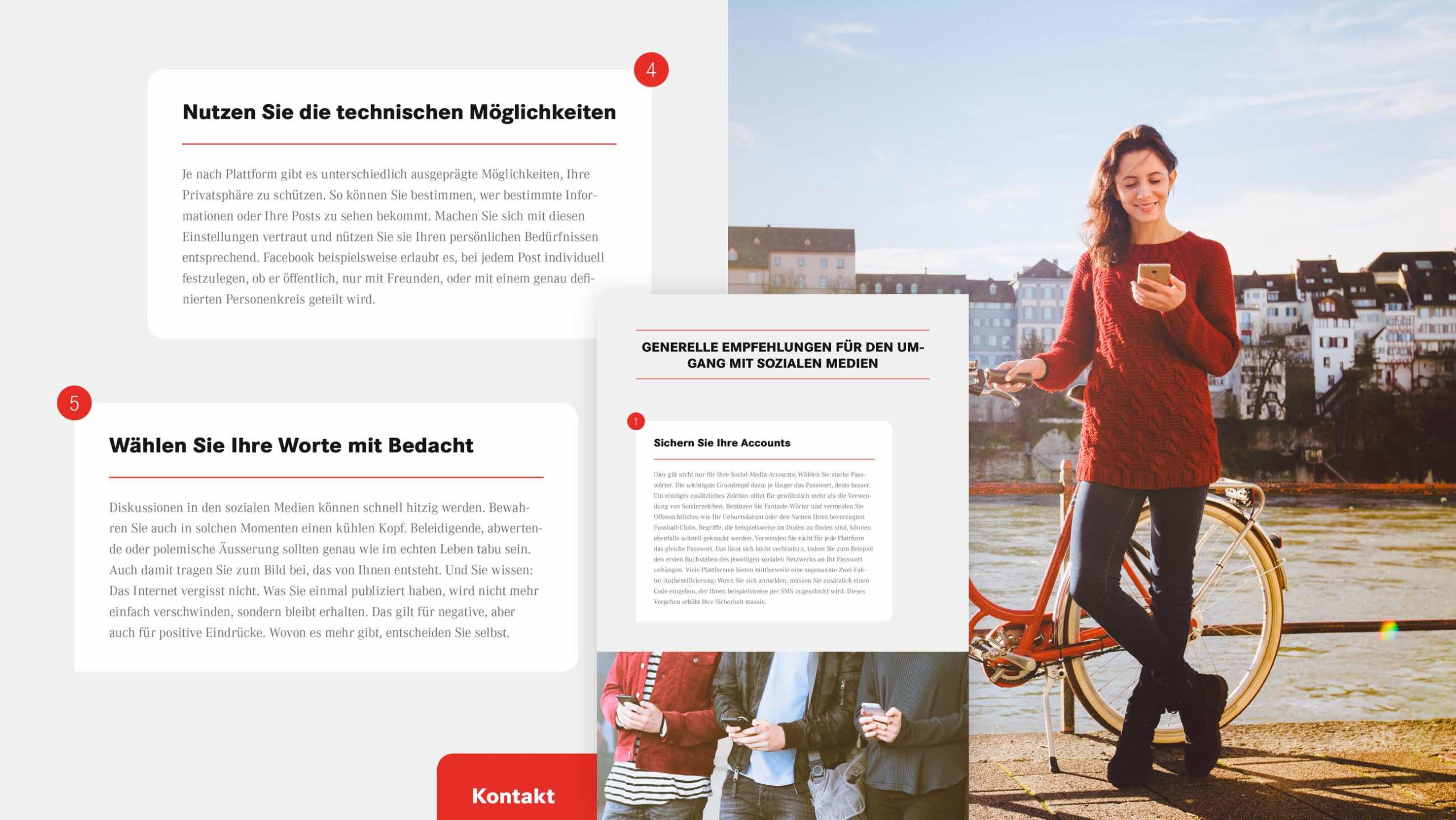 Handelskammer beider Basel – Social-Media-Konzept