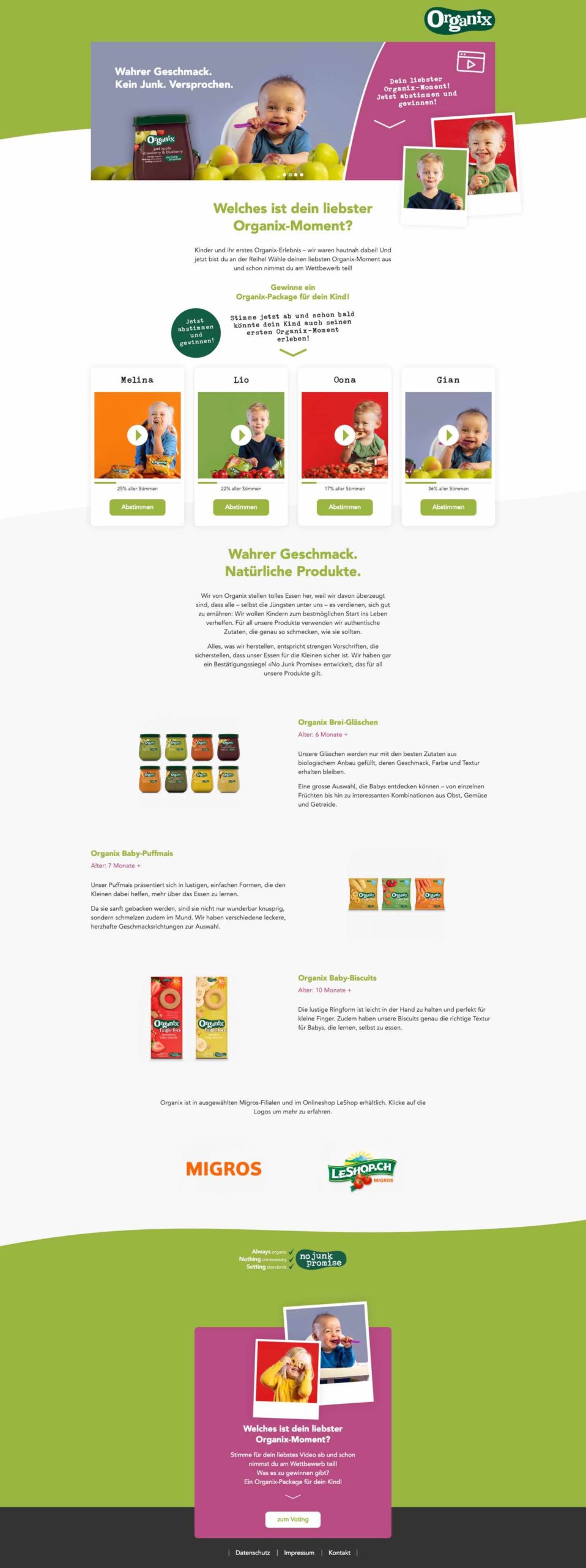 Hero AG – Die Kampagnen-Landingpage