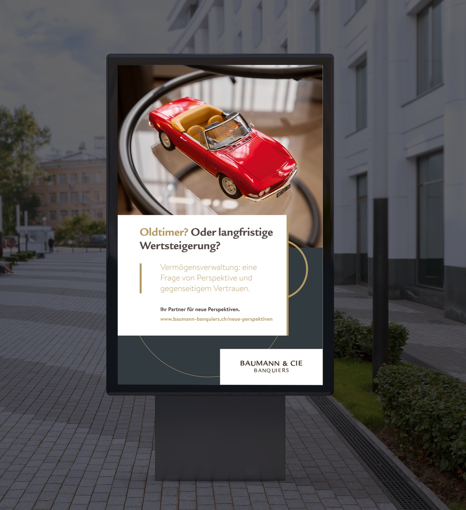 Baumann & Cie, Banquiers – OoH- und PoS-Massnahmen