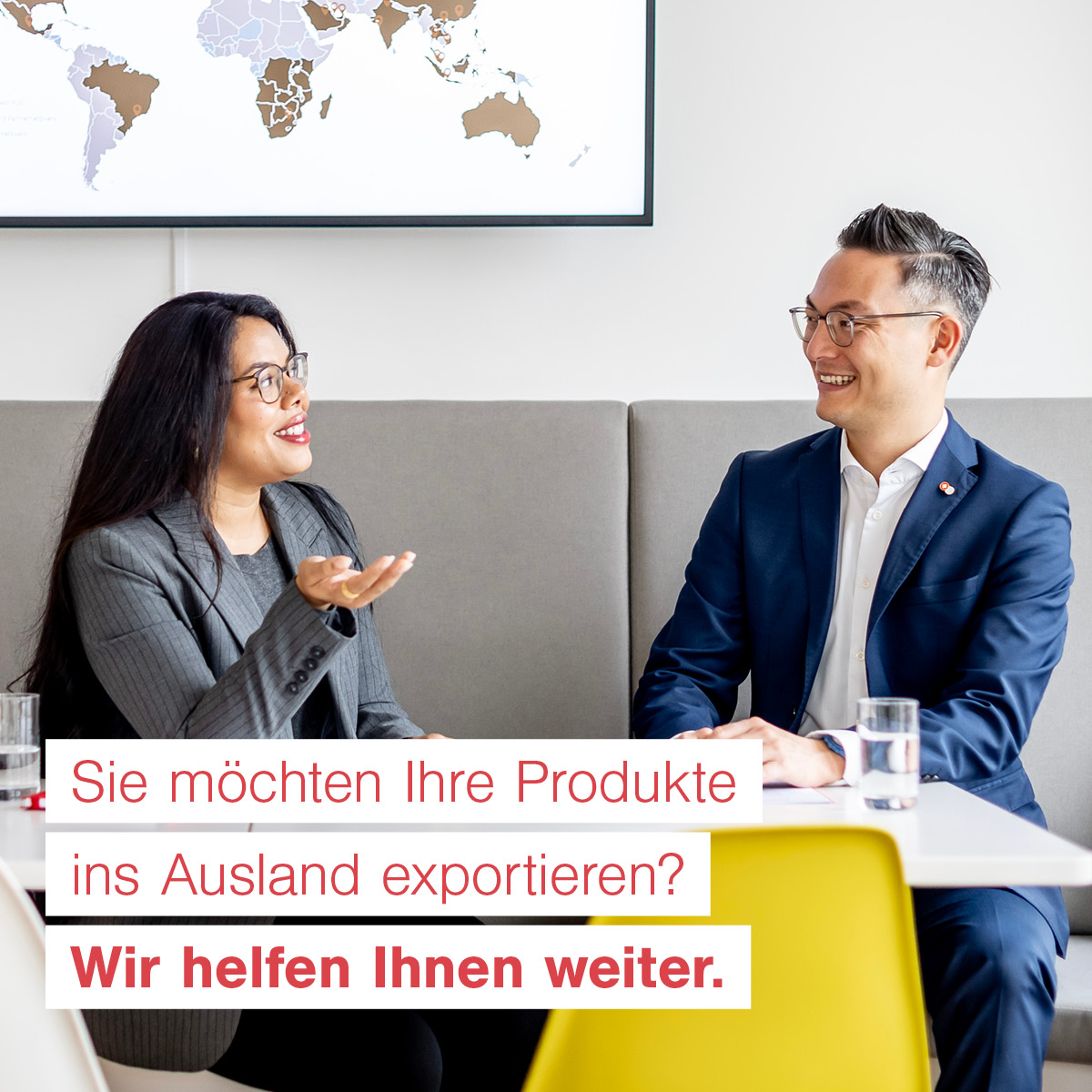 Switzerland Global Enterprise – Ads der Dienstleistungskampagne