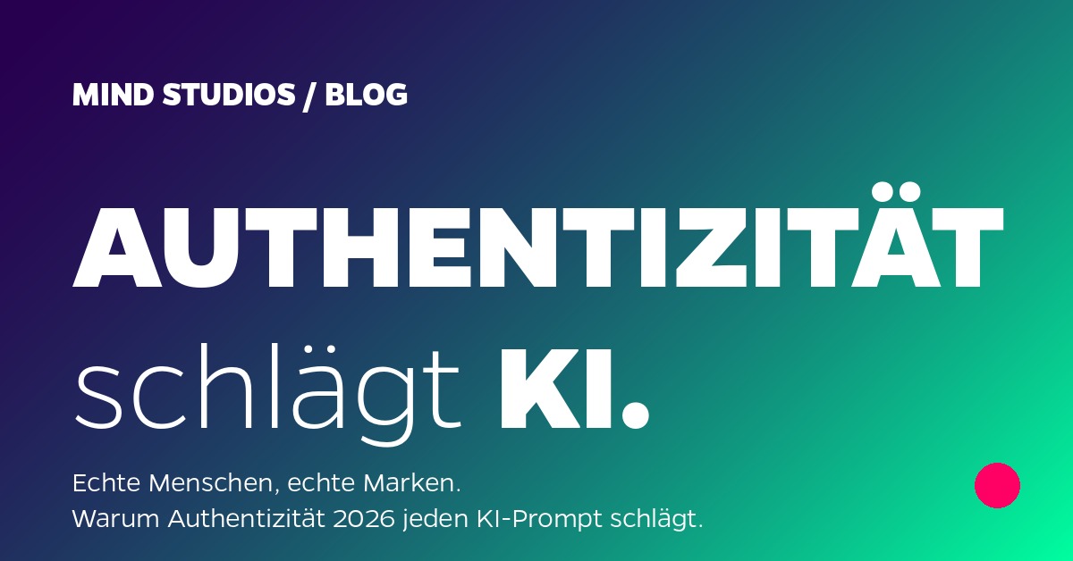 Titelbild zum Blogbeitrag «Warum Authentizität jeden KI-Prompt schlägt. Drei Zahlen, vier Hebel, ein klarer Befund.»